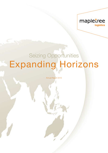 Thumbnail Mapletree Logistics Trust Annual Report 2010