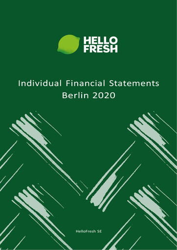 Thumbnail HelloFresh Financial Statement 2020