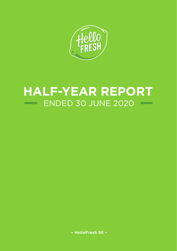 Thumbnail HelloFresh Half-year Report 2020-h1