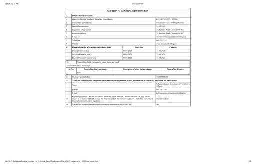 Thumbnail Sundaram Finance ESG Report 2024-2025