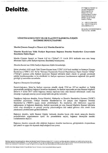 Thumbnail OYAK Çimento Annual Report 2016