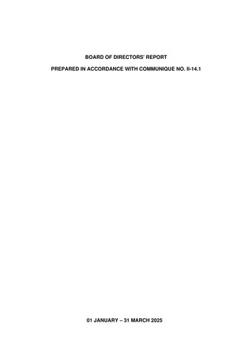 Thumbnail OYAK Çimento Quarterly Report 2025-q1