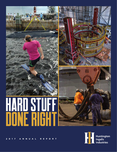 Thumbnail Huntington Ingalls Industries
 Annual Report 2017