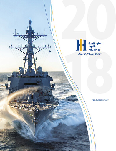 Thumbnail Huntington Ingalls Industries
 Annual Report 2018