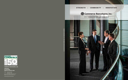 Thumbnail Commerce Bancshares
 Annual Report 2014