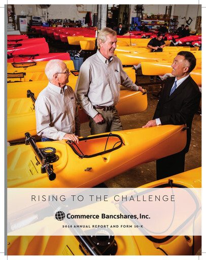 Thumbnail Commerce Bancshares
 Annual Report 2016