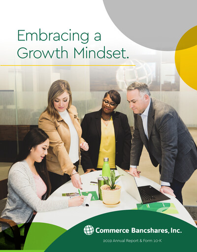 Thumbnail Commerce Bancshares
 Annual Report 2019