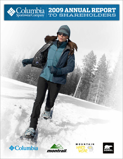 Thumbnail Columbia Sportswear
 Annual Report 2009