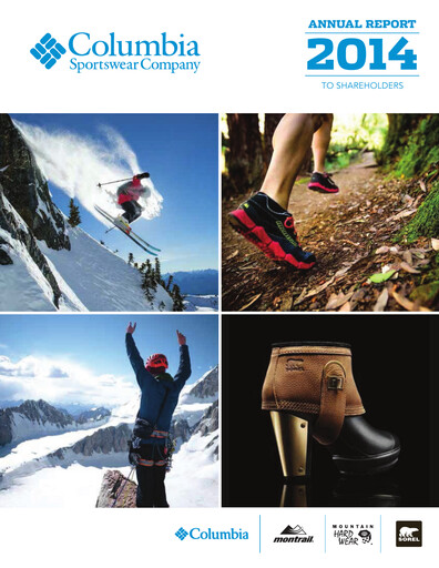 Thumbnail Columbia Sportswear
 Annual Report 2013