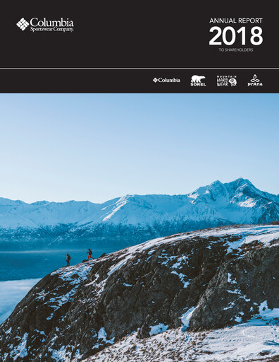 Thumbnail Columbia Sportswear
 Annual Report 2018
