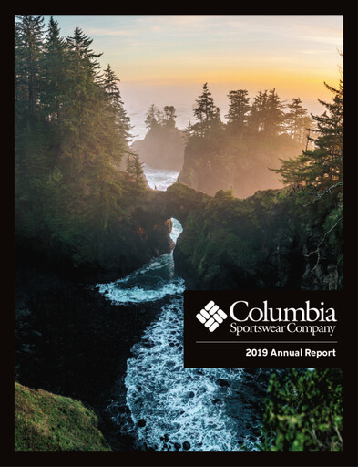 Thumbnail Columbia Sportswear
 Annual Report 2019