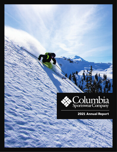 Thumbnail Columbia Sportswear
 Annual Report 2021