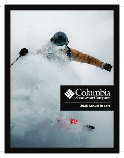 Thumbnail Columbia Sportswear
 Annual Report 2025