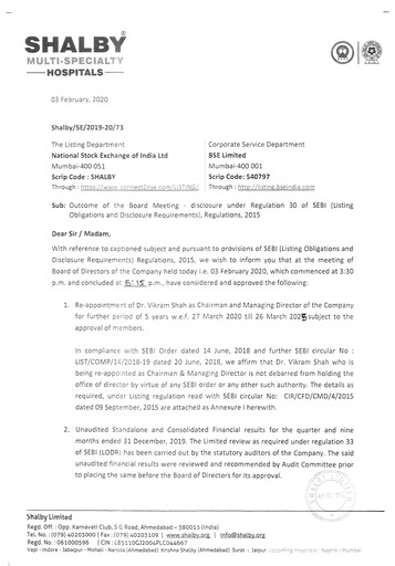 Thumbnail Shalby
 Quarterly Report 2019-q3