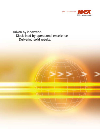 Thumbnail IDEX Annual Report 2004