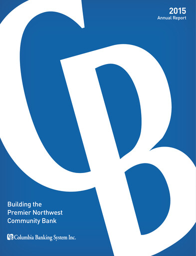 Thumbnail Columbia Banking System Annual Report 2015