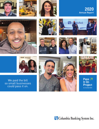 Thumbnail Columbia Banking System Annual Report 2020