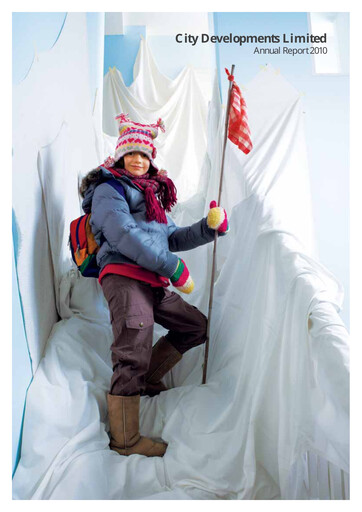 Thumbnail City Developments Annual Report 2010