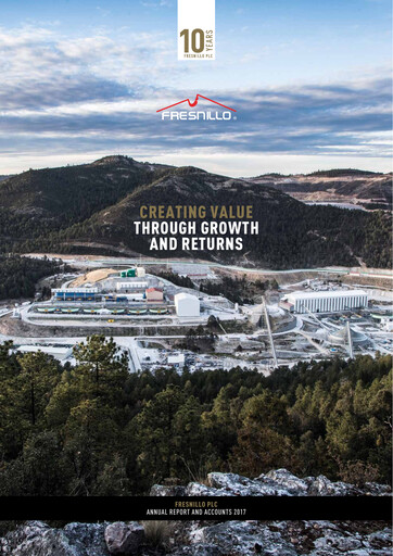 Thumbnail Fresnillo Annual Report 2017