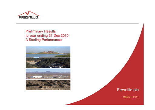 Thumbnail Fresnillo Financial Statement 2010
