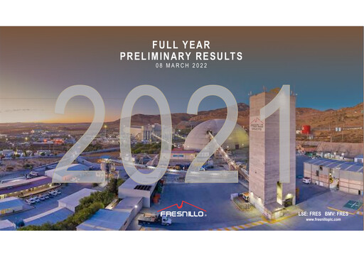 Thumbnail Fresnillo Financial Statement fy2021
