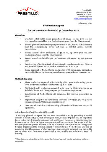 Thumbnail Fresnillo Quarterly Report 2010-q4
