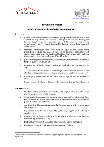 Thumbnail Fresnillo Quarterly Report 2011-q4