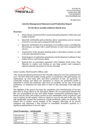 Thumbnail Fresnillo Quarterly Report 2012-q1