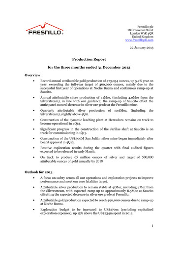 Thumbnail Fresnillo Quarterly Report 2012-q4