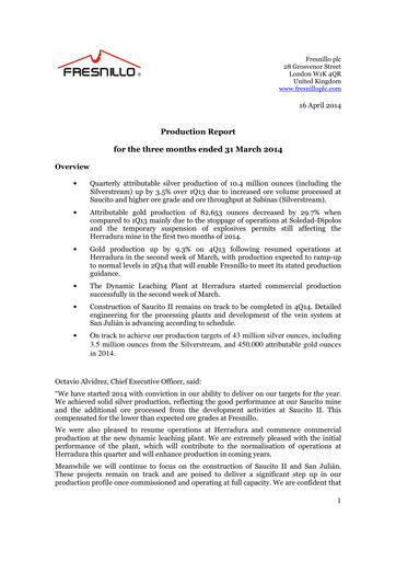 Thumbnail Fresnillo Quarterly Report 2014-q1