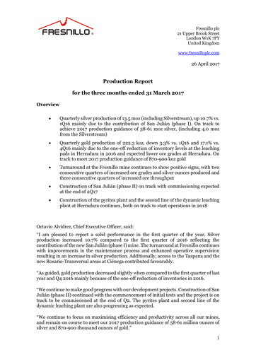 Thumbnail Fresnillo Quarterly Report 2017-q1