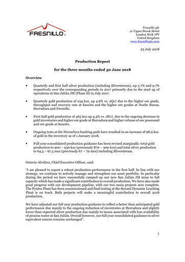 Thumbnail Fresnillo Quarterly Report 2018-q2