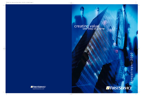 Thumbnail Colliers International Annual Report 2000