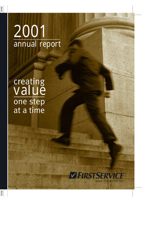 Thumbnail Colliers International Annual Report 2001