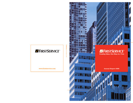 Thumbnail Colliers International Annual Report 2006