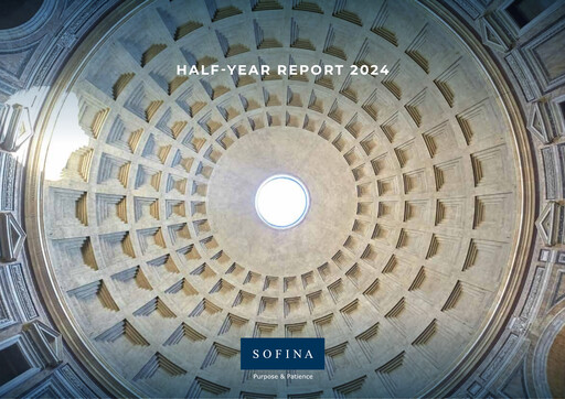 Miniature Sofina
 Rapport semestriel 2024-h1