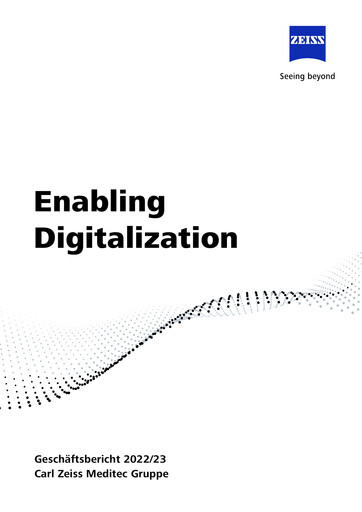 Thumbnail Carl Zeiss Meditec
 Annual Report 2022-2023