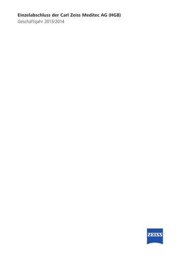 Thumbnail Carl Zeiss Meditec
 Financial Statement 2013-2014