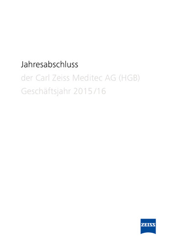 Thumbnail Carl Zeiss Meditec
 Financial Statement 2015-2016