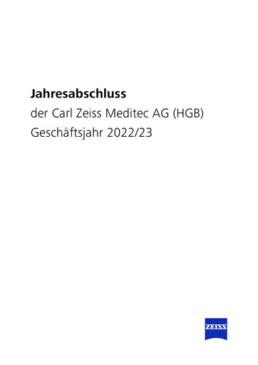Thumbnail Carl Zeiss Meditec
 Financial Statement 2022-2023
