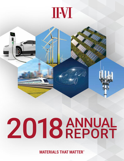 Thumbnail Coherent Corp. Annual Report 2018