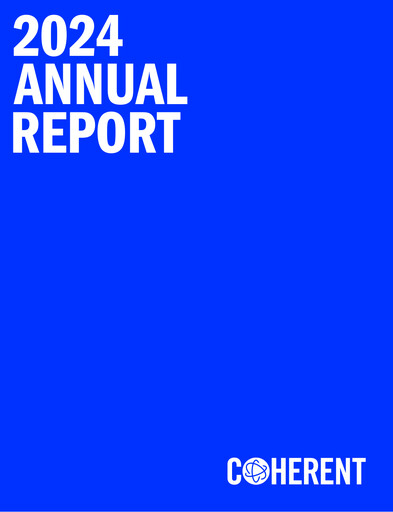 Thumbnail Coherent Corp. Annual Report 2024