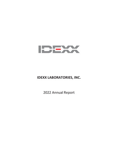 Thumbnail IDEXX Laboratories Annual Report 2022