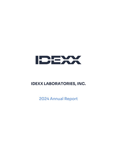 Thumbnail IDEXX Laboratories Annual Report 2024