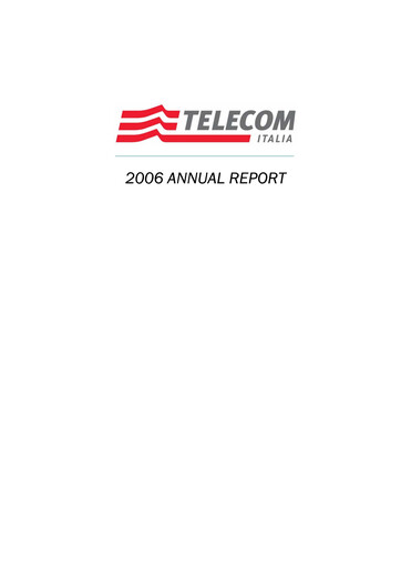 Thumbnail Telecom Italia
 Annual Report 2006