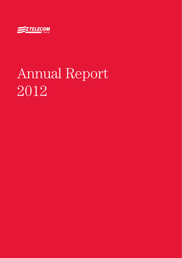 Thumbnail Telecom Italia
 Annual Report 2012