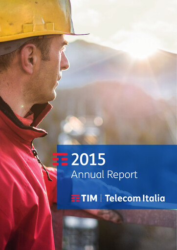 Thumbnail Telecom Italia
 Annual Report 2015