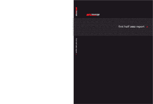 Thumbnail Telecom Italia
 Financial Report 2002-h1