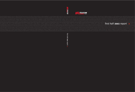 Thumbnail Telecom Italia
 Financial Report 2003-h1