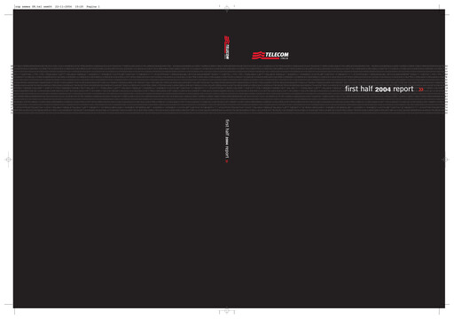 Thumbnail Telecom Italia
 Financial Report 2004-h1